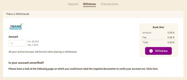 wild sultan withdrawal options withdrawal Wild Sultan