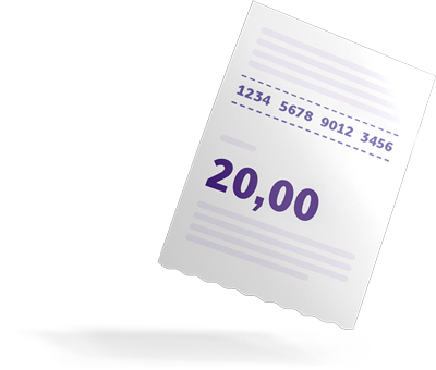 ticket paysafecard Representation of a Paysafecard ticket