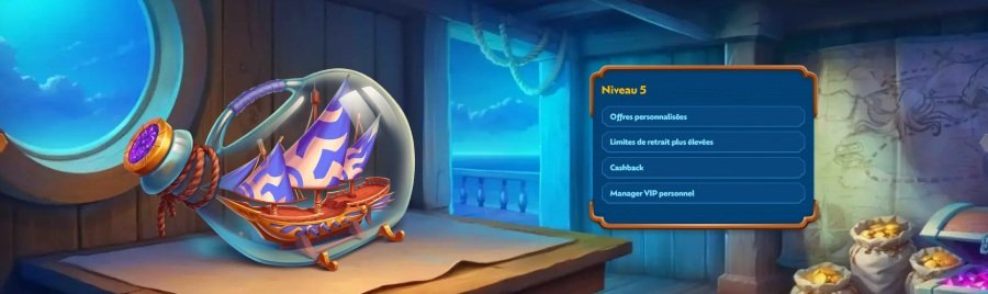 WinBay Casino VIP program page