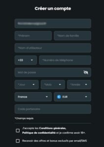 hugobets signup 2 Hugo Bets sign-up step 2
