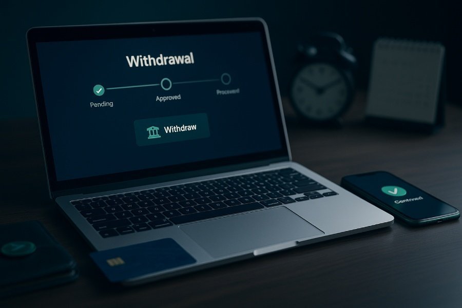 withdrawal casino Withdrawing your winnings from an online casino