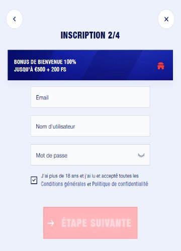 signup bankonbet 2 Sign-up step 2 Bankonbet Casino