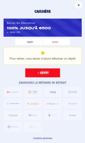 withdrawal bankonbet Bankonbet Casino withdrawal