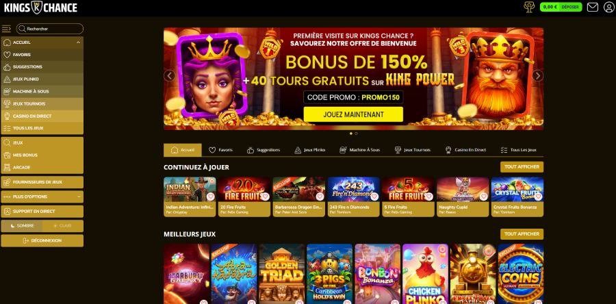 kings chance home Kings Chance Casino Homepage