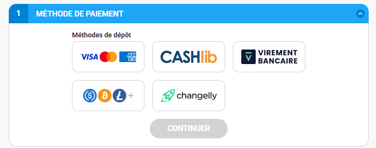 Lucky Treasure Casino deposit