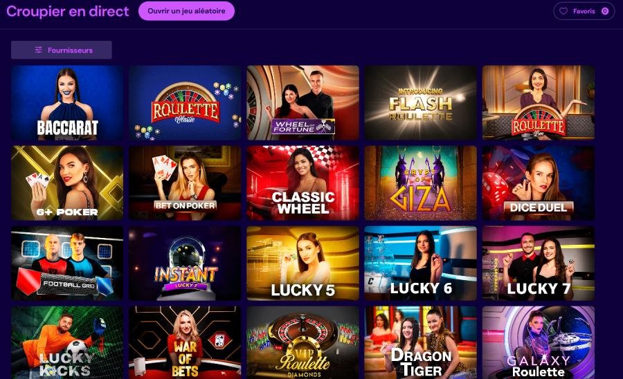 Spinlynx Casino live casino