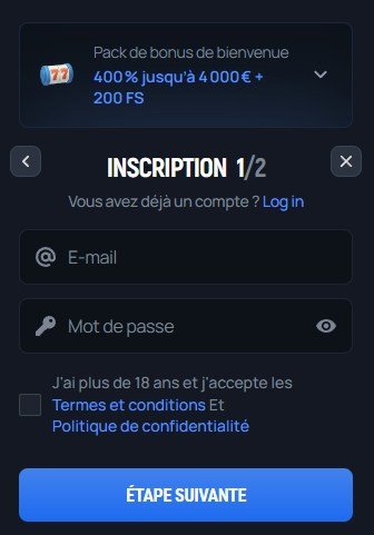 aerobet signup 2 Aerobet Casino sign-up 2
