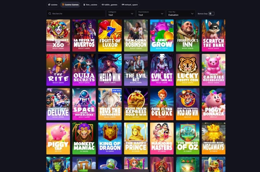 Blazespins Casino slot machines