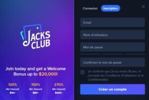 jacks club signup Jacks Club Casino sign-up