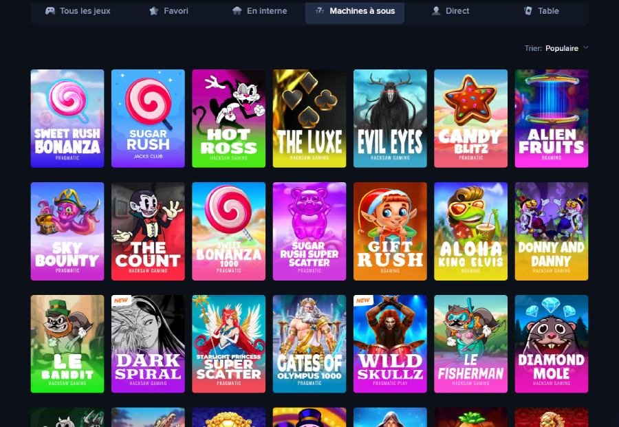 jacks club slots Jacks Club Casino slot machines