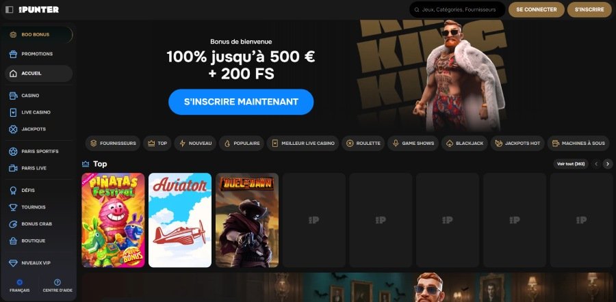 MrPunter Casino homepage