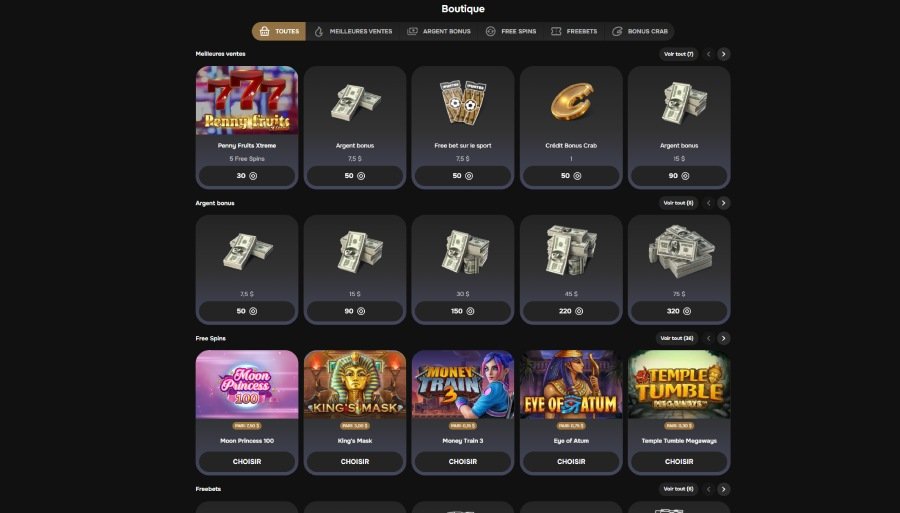MrPunter Casino shop