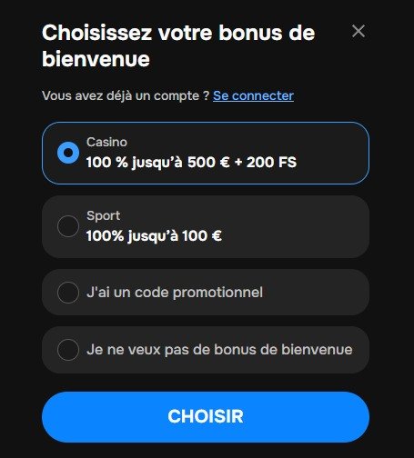 MrPunter Casino sign-up 1