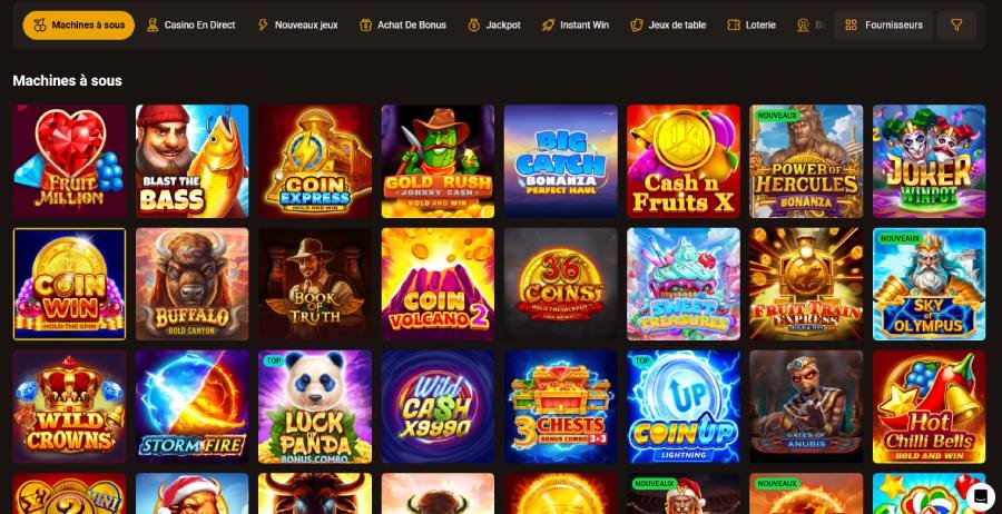 Slotlair Casino slot machines