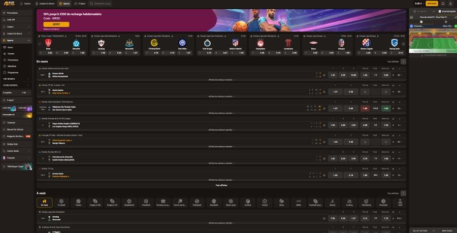 Slotlair Casino sports