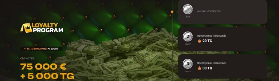 Slotlair Casino vip program