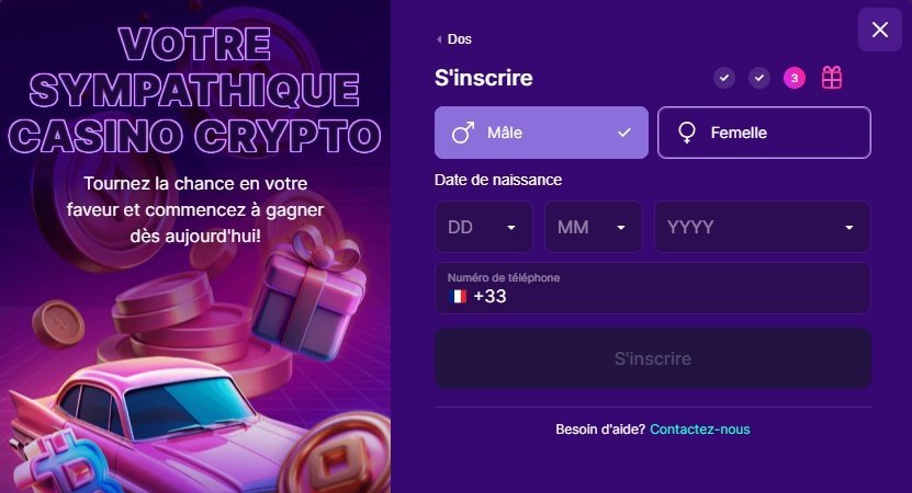 slotrush signup 3 Slotrush Casino sign-up 3