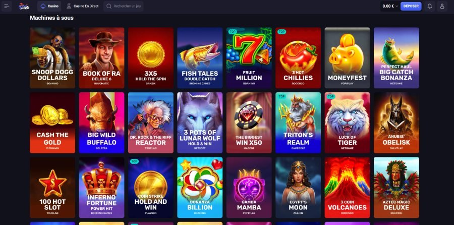 Spin Aura Casino slot machines