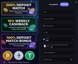 XsBets Casino sign-up