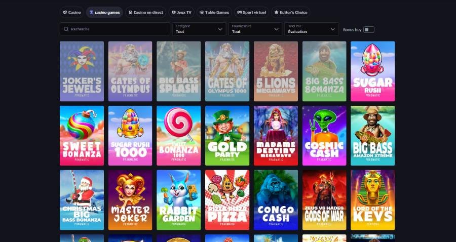 XsBets Casino slot machines