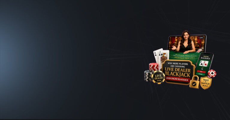 banner why more players are choosing live dealer blackjack over online blackjack Banner Why more players are choosing live dealer blackjack over online blackjack