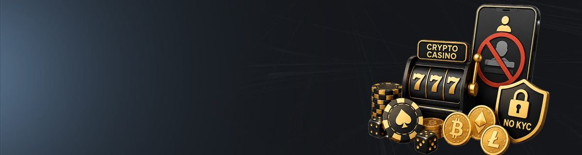 Banner crypto Casino whithout KYC
